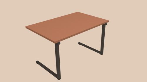 Low poly table preview image